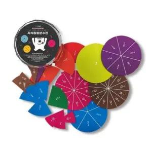 창의와날개 자석원형분수학습판 + 원통케이스 자석분수교구