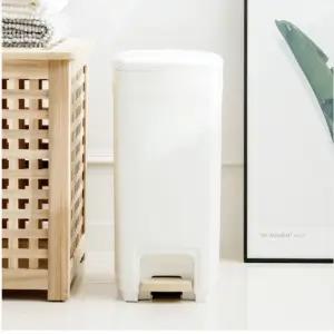 블랑크 사각 페달 휴지통 20L/20리터쓰레기통/페달휴지통/쓰레기통20L/20L쓰레기통/쓰레기통20리터