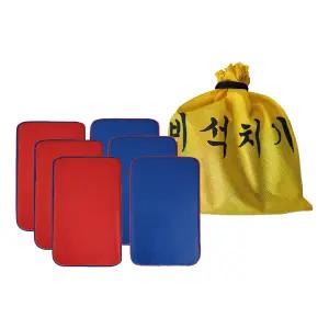 유아월드 민속 비석치기놀이 (6개입) 명절민속놀이 유치원 어린이 학교체육