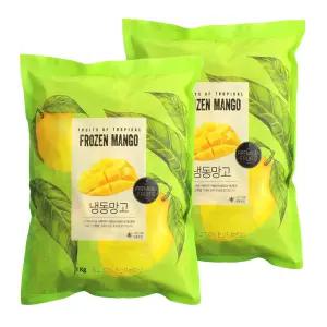 웰루츠 냉동 망고 다이스 1kg+1kg