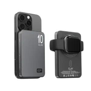 엘락 초슬림 맥세이프 고속 무선 충전 보조배터리 10000mAh 에어팟 애플워치 DS-20