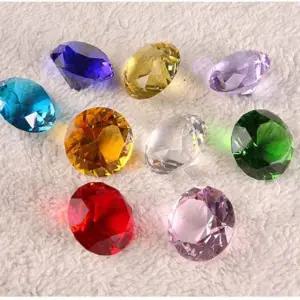 보석 크리스탈 다이아몬드 장난감 인테리어 소품 선물상자 생일선물 장식품 3cm 12색 선물