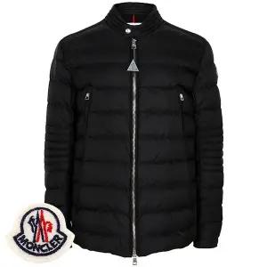 블랙 아미오트 구스 다운 집업 자켓 AMIOT 1A00101 68352 999