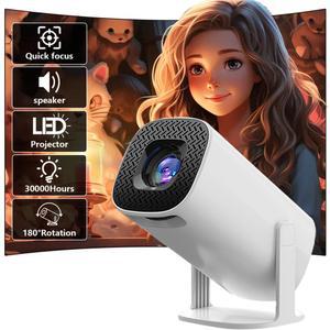 빔 프로젝터 P30PRO 휴대용 프로젝터, 영화 프로젝터, 미니 프로젝터, 비디오 프로젝터, 사무실 프로젝터, 고속 초점 업그레이드 HY300