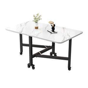 접이식 대리석 식탁 이동식 식탁 일인용 2인용 집들이 6인용 난국시대님 사각테이블