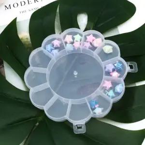 [하프클럽/]비즈공예재료보관 케이스 플라워형 13구 DIY 보관