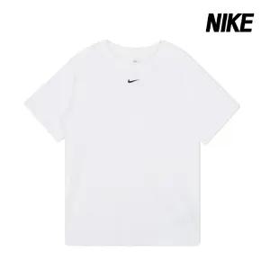 나이키 반팔티 NSW 에센셜 티셔츠 여성 화이트  FD4150-100