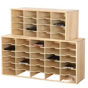 우드 핸드폰 보관함 수거함 30구 6구 정리함 수납함 스마트폰