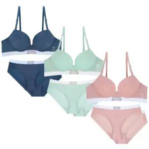 [롯데백화점]예스 3종택1데일리 이지초이스 볼륨업몰드 [브라1+2헴팬티]세트 YSWBA272YSWPA272