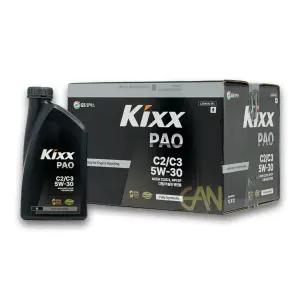킥스 파오 KIXX PAO C2C3 5W30 1L 12개 1BOX 100% 합성 프리미엄 디젤 엔진오일