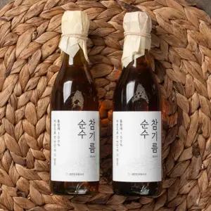 [대한민국농수산] 햇통깨 순수 참기름 350ml X 2병