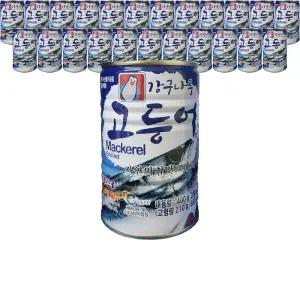 강구나루 고등어 통조림 400g 24개 업소용 대용량