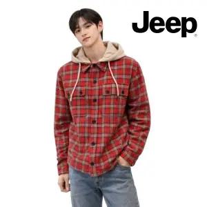 [롯데백화점]지프 [남녀공용]JN4SHU302 루즈핏 패딩 후드탁부착 셔츠