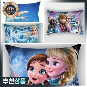 엘사 공주 안나 올라프 소녀 장식 베개 커버 쿠션 소파 자동차 홈 어린이 키즈 생일