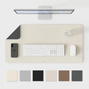 [브릭사] 가죽 데스크매트 논슬립 데스크패드 감성 책상 꾸미기 장패드 키보드 800x400mm