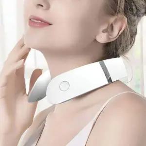 온열마사지 저주파마사지 무선안마기 스트레스해소 스마트 무선 넥마사지기 온열 저주파 목 마사지 기계