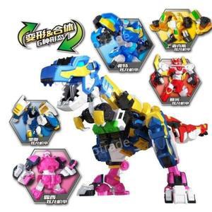 로봇 /미니특공대 슈퍼공룡파워 슈퍼티라킹 5단 30 변신 선물 티라볼트