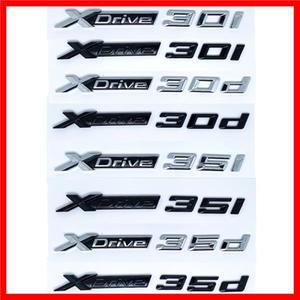 3D Xdrive 301 30d 35i 35d 자동차 펜더 엠블럼 트렁크 배지 스티커 BMW X1 X3 X4 X5 X6 X7 로고 액세서리