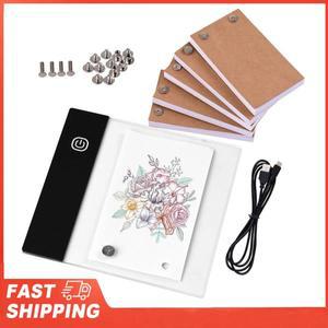 미니 라이트 패드 LED 태블릿 디자인 플립 북 키트(홀 포함) 300매 종이 바인딩 나사(그림용)