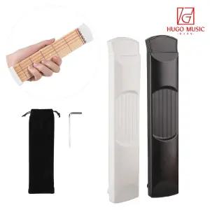 위고뮤직 휴대용 기타 코드 연습기 손가락 스케일 연습 6플랫 지판 메이플우드