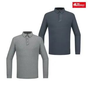 [레드페이스] [레드페이스 본사] 남성 뉴멜란셔츠칼라티셔츠 REWMTSF23310