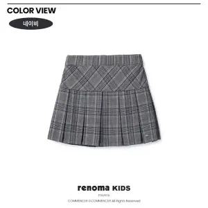 [레노마키즈]여아 체크 주름 스커트 R2431S606