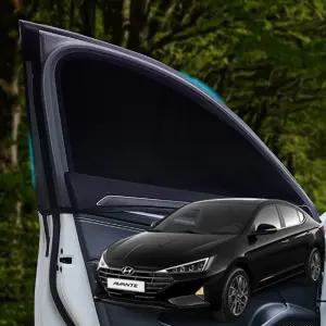 더뉴아반떼AD 차박 캠핑 햇빛가리개 모기장