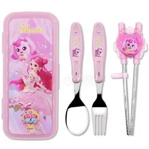 캐치티니핑6 수저포크케이스세트-하츄핑 무소음교정용 YP5562 T0037 캐치티니핑6-T0037