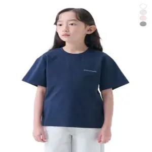 [닉스키즈][그루부라임키즈]유니) CP 분또 심플로고 그래픽 반팔티 (세미오버핏)(6COLOR) (LIAMCTR707P)