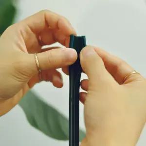 (22cm 그린) 세척사용 실리콘 빨대 재사용 다회용/스트로우/텀블러/커피/영업용/업소용/업소/카페/우유