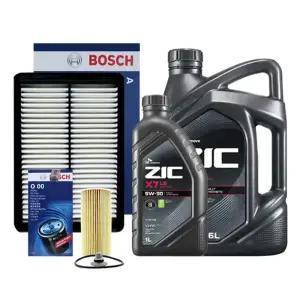 더뉴모하비 (HM) 3.0 디젤 엔진오일 세트 (지크 X7 LS 5W30 7L + 보쉬 필터 세트)