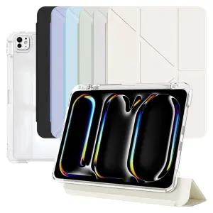 아이패드프로7 8세대 13 M4 M5 세로거치 Y형 슬라이드 분리형 투명 스마트커버