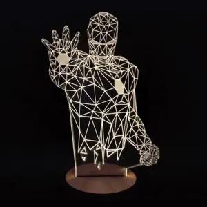 아크릴 LED 아이언맨 램프 (KYR-WFA6119)