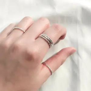 (3호~23호)여리여리 레이어드연예인1.5mm 실버은반지 연예인반지 은반지