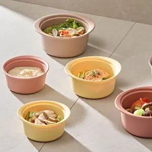 퍼기 국내생산 다용도 이유식찜기 전자레인지용기 실리콘 멀티 찜기 (550/800/1200ml)