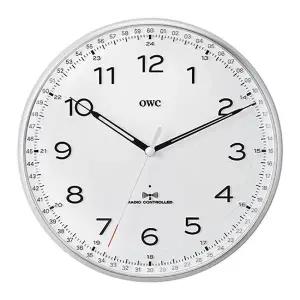 380 콤파스 RC 벽시계 실버 OWA-1015RCS 오리엔트 OWC