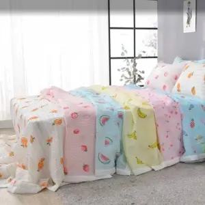 ToB 후루츠 시어서커 냉감 홑이불베개세트 SS 6컬러
