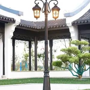 유럽풍 엔틱 전기 마당 가로등 2구 1구 카페 잔디등 25m 정원등 전원주택 조