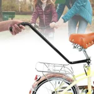 아동용 두발 자전거 배우기 도우미 안전 보조 손잡이 푸시바