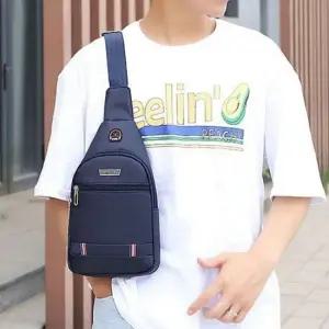 남성 여행용 도난방지 슬링 크로스백 어깨가방 네이비 남자슬링백 남성크로스백