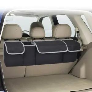 SUV 승용차 공용 대용량 트렁크 정리 보관대함 시트백수납 오거나이저 차량용백 뒷좌석 포켓 캠핑용함 세차