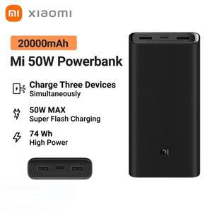 Xiaomi 보조베터리 3 20000mAh 50W PLM07ZM USB 유형 C 고속 충전 버전 휴대용 외부 배터리