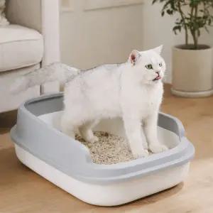 고양이 화장실 깊은형 넓은 바닥 설계배변 개방 애묘 애완묘 반려묘 용품