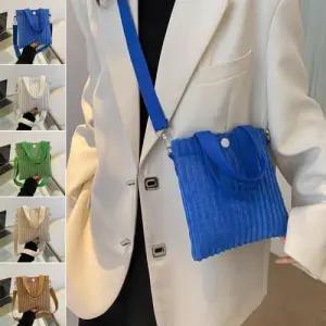 굵은 코듀로이 미니 크로스백 ELG-152