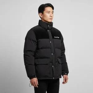 [휴먼메이드] 로고 다운 패딩 블랙 자켓 151425248