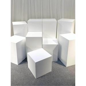 매장 받침대 소품 제품 30x30x20cm 화이트 박스 큐브 전시다이 사각 다이 촬영용