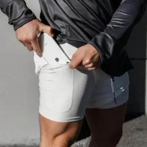 [생활] 이너포켓 반바지 남자 러닝 운동 헬스 조깅 핸드폰