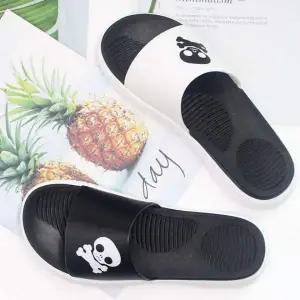 해골 디자인 남성 실내 슬리퍼 오피스 슈즈