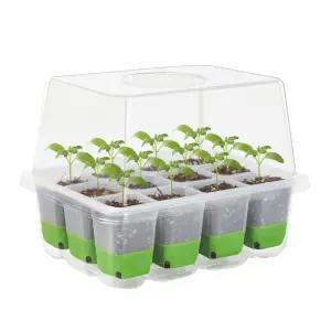 모종트레이 실리콘 12구 미니온실 홈가드닝