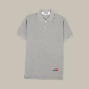 [꼼데가르송] 엑스 인베이더 남성 카라 반팔티셔츠 146683579